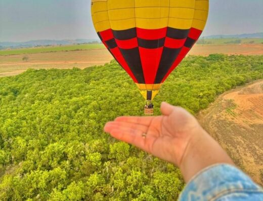 São Sebastião do Paraíso, MG: Passeio de Balão Exclusivo (Casal)
