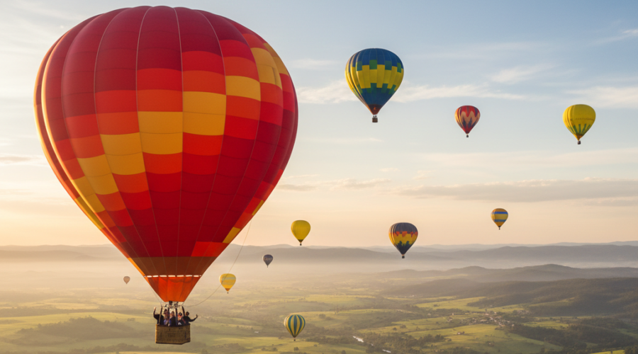 🪂Passeio de balão: experiência inesquecível e cada vez mais acessível no Brasil